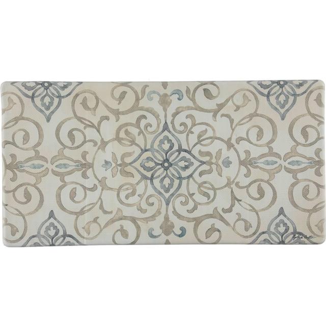 J&V Textiles Cloud Comfort Anti-Fatigue Medallion Kitchen Mat
