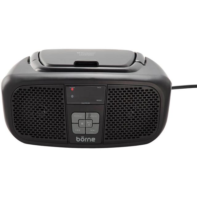 Borne Bluetooth Portable LED CD Boombox with AM/FM Radio