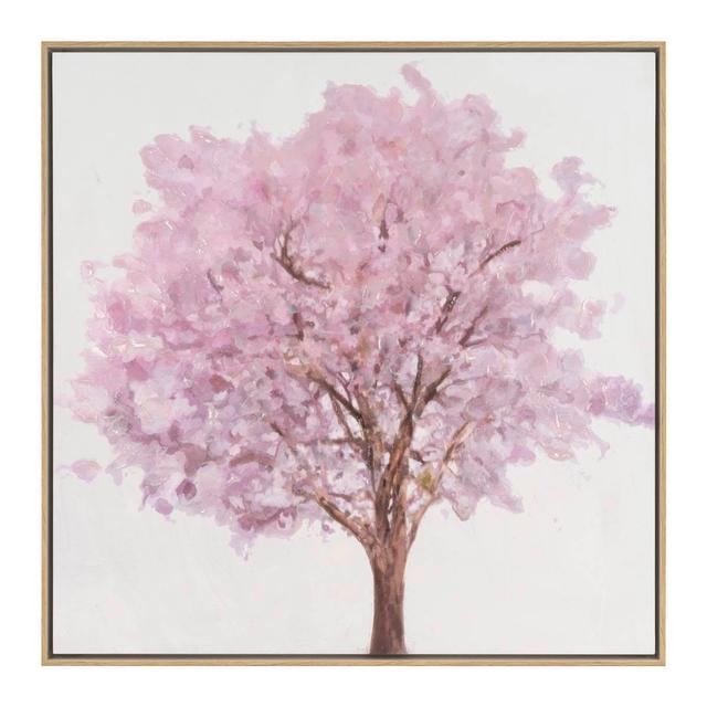 Artisan Home Blush Tree Landscape Canvas Wall Decor
