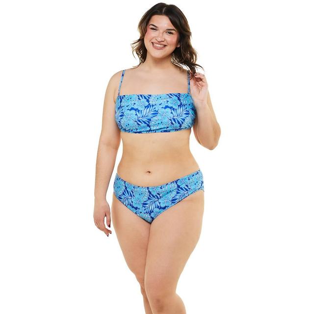 YMI Hibiscus Bandeau Bikini Set for Juniors Plus