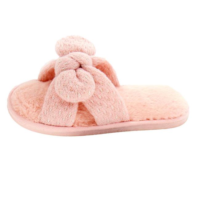 Womens Nanette Lepore Bow Knot Slide Slippers