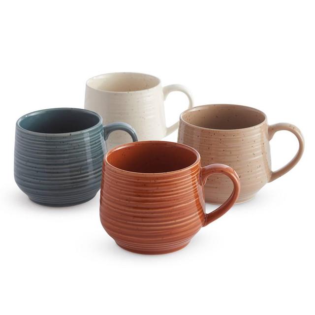 Sango Siterra Painters Palette Mixed Mugs - Set of 4