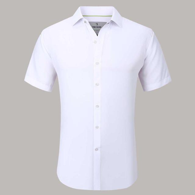 Mens Tom Baine Slim Fit Short Sleeve Dress Shirt