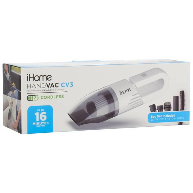 iHome HandVac Rechargeable Portable Hand Vacuum - CV3