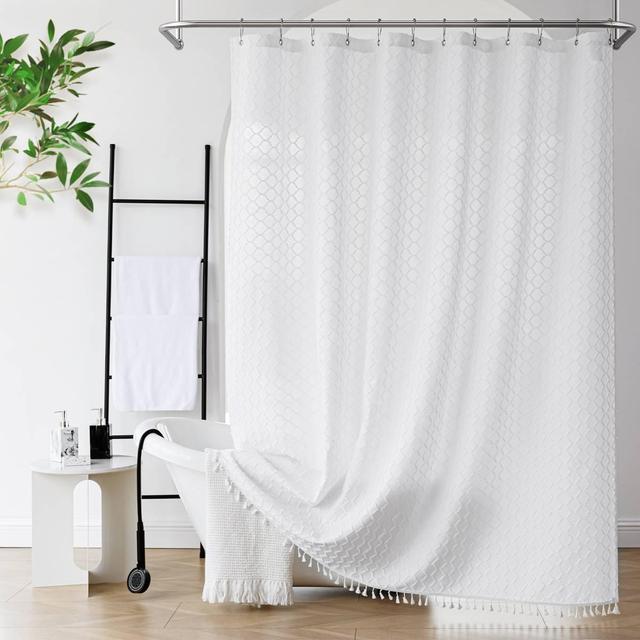 Awesome Home Diamond Tassel Shower Curtain