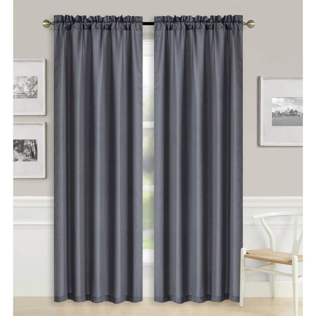 Jacquard Rod Pocket Curtain Panel