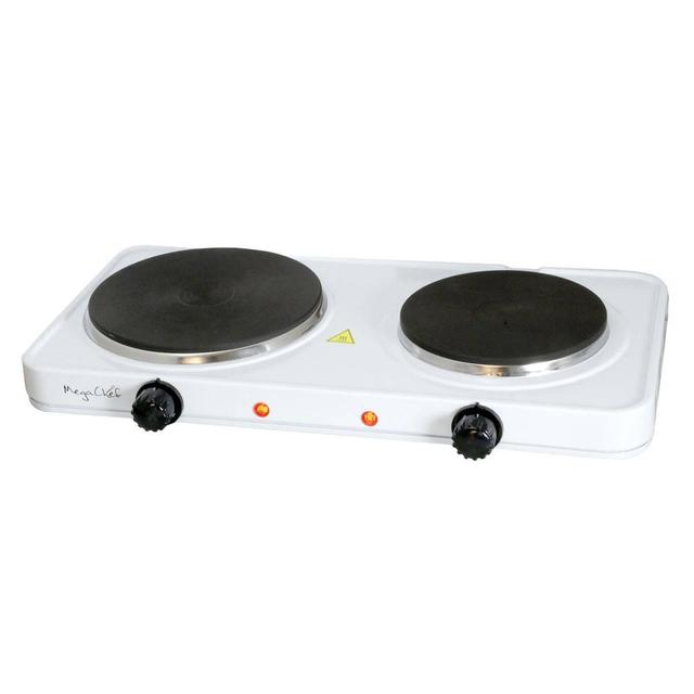 MegaChef Electric Portable Lightweight Dual Burner Cooktop