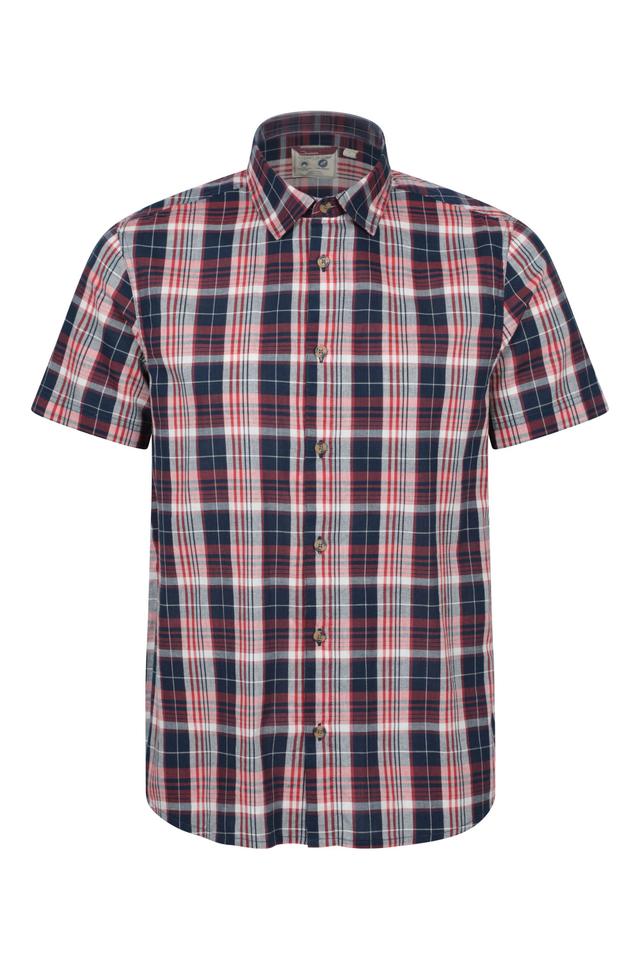 Weekender Mens Short Sleeve Shirt - Red