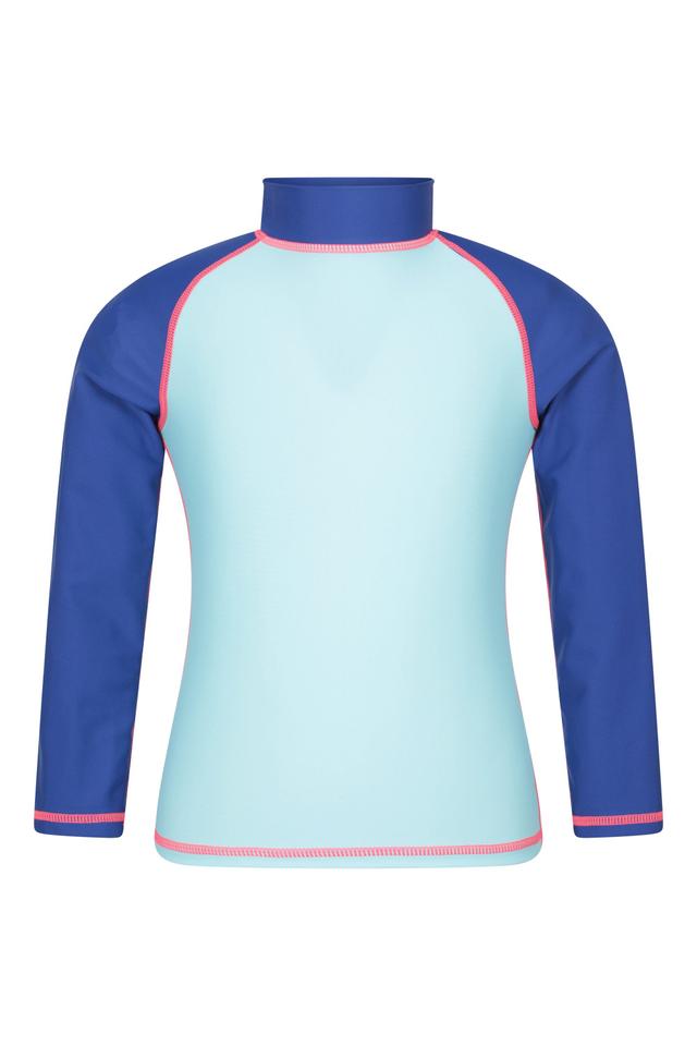 Kids Long Sleeved Rash Vest - Green