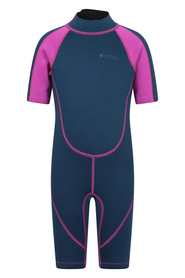 Kids Shorty 2. 5/2mm Wetsuit - Pink