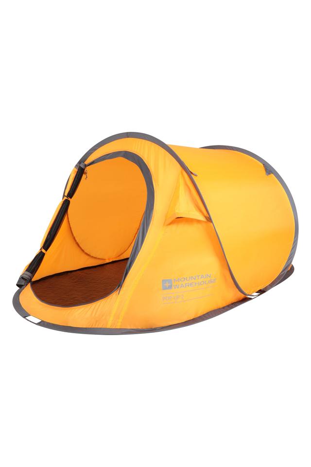 Pop-Up Single Skin 2 Man Tent - Orange