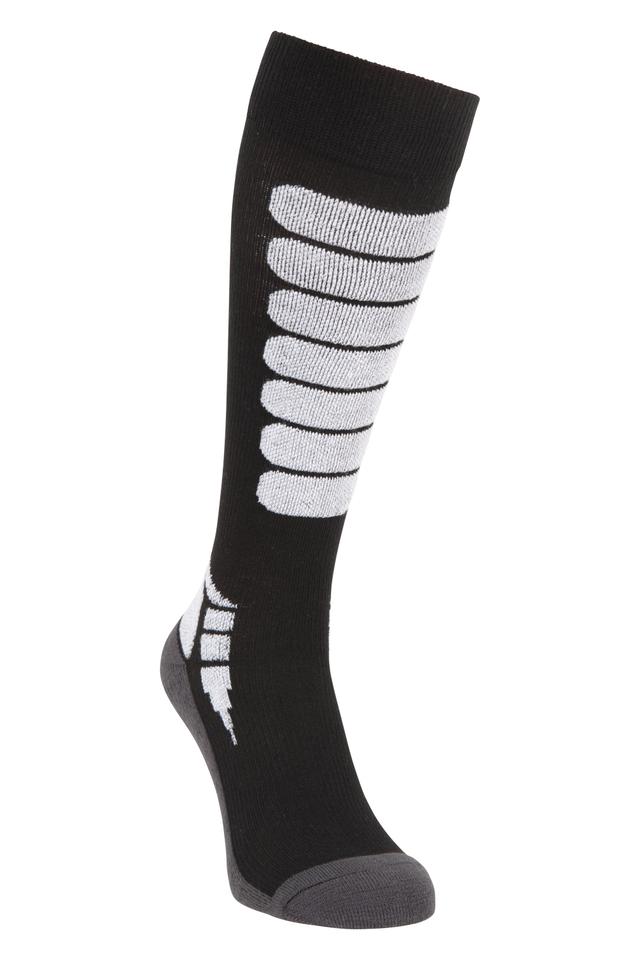 Altitude Mens Isocool Knee Length Ski Socks - Black