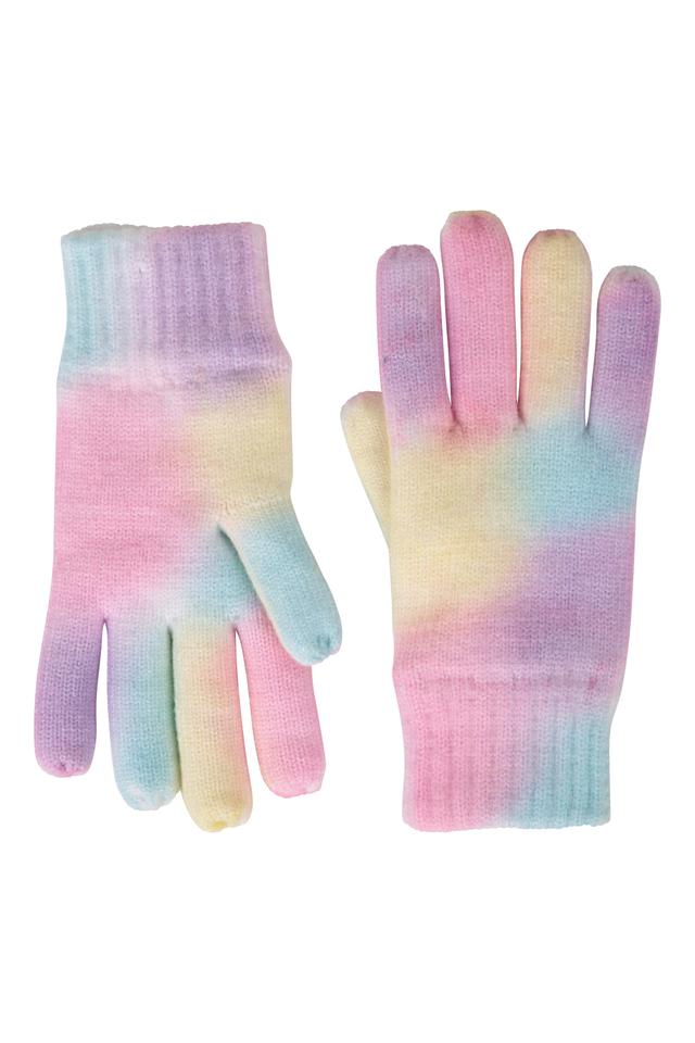 Tie Dye Kids Glove - Green