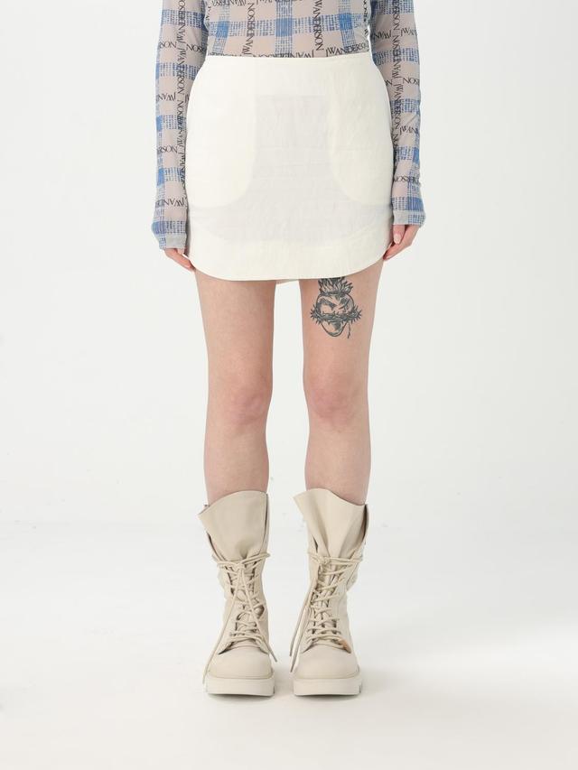 Skirt JW ANDERSON Woman color White