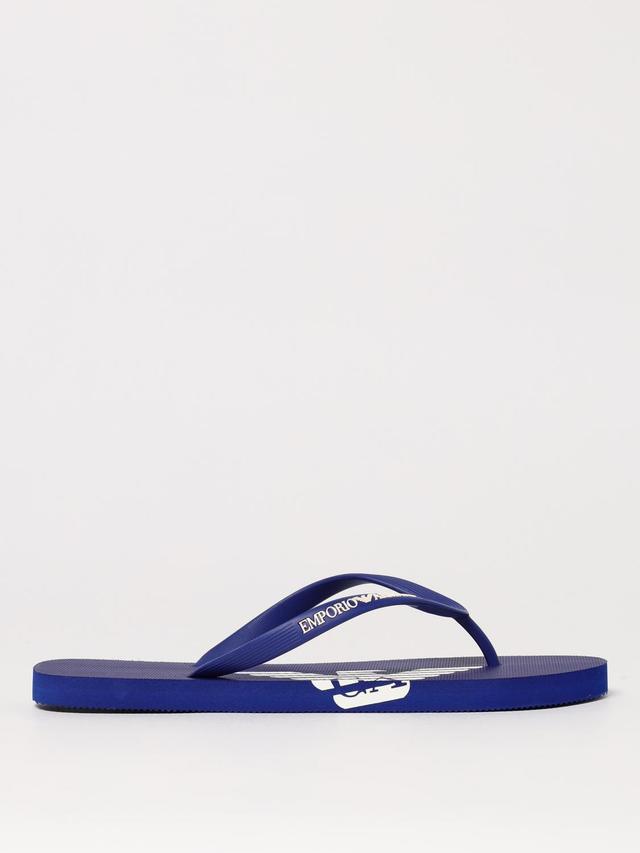 Sandals EMPORIO ARMANI SWIMWEAR Men color Royal Blue
