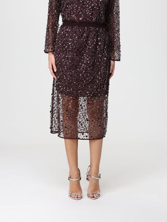 Skirt TWINSET ACTITUDE Woman color Brown