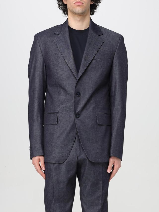 KARL LAGERFELD Jacket Men color Denim