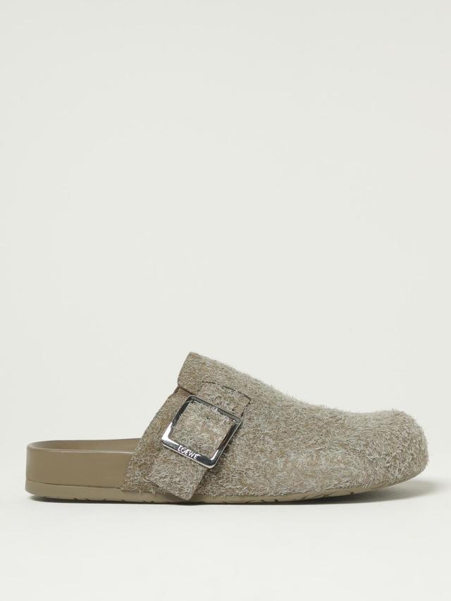 LOEWE Sandals Men color Kaki