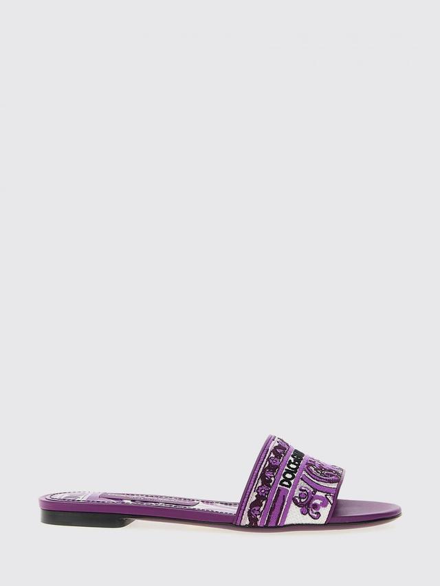 DOLCE & GABBANA Heeled Sandal Woman color Violet