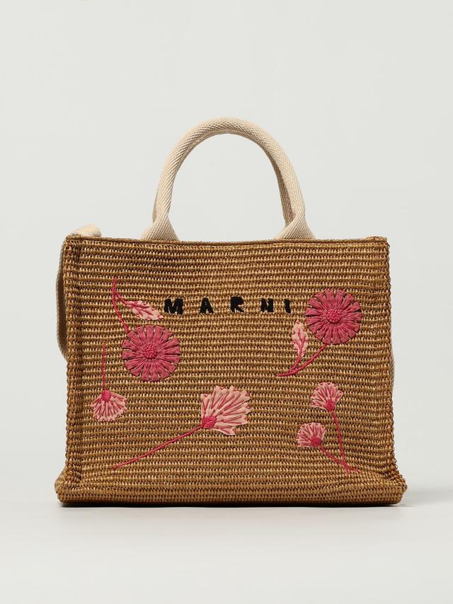 Tote Bag MARNI Woman color Beige