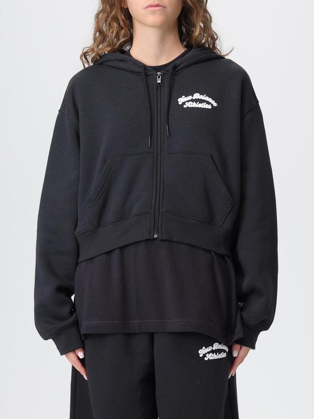 NEW BALANCE Sweatshirt Woman color Black