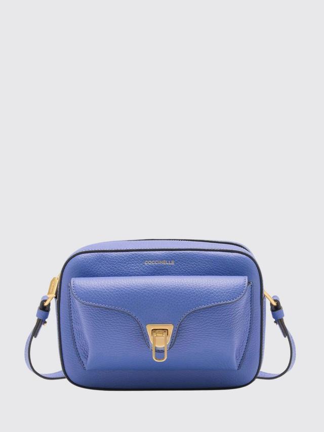 Crossbody Bag COCCINELLE Woman color Gnawed Blue
