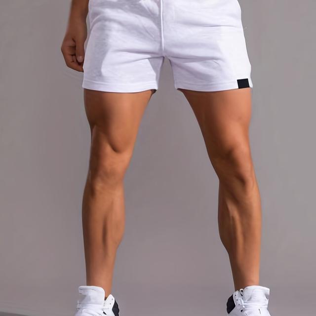 TEMU Heren Zomer Fitness Amerikaanse Hardloop Sport Shorts Driepunt Broek Casual Huis Kleding