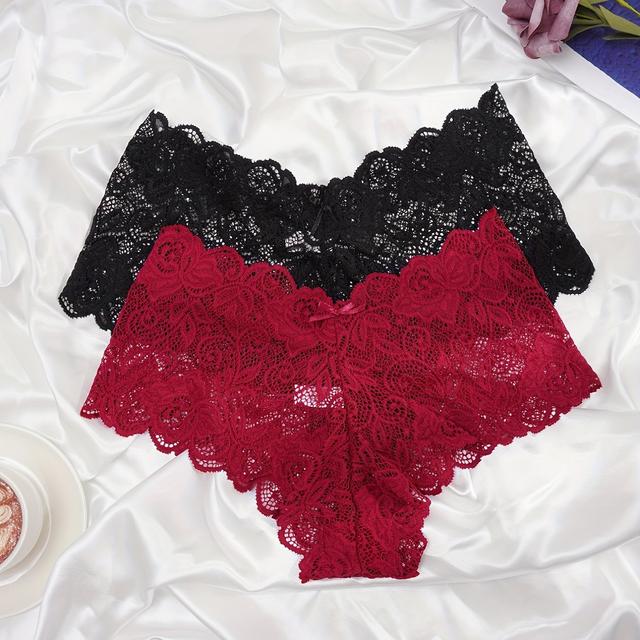TEMU Lace Panties Two-pack