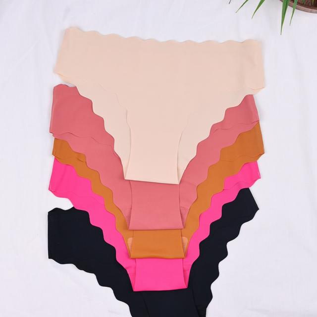 TEMU 5-teilige bequeme dehnbare nahtlose Damenslips – für Dessous Unterwäsche