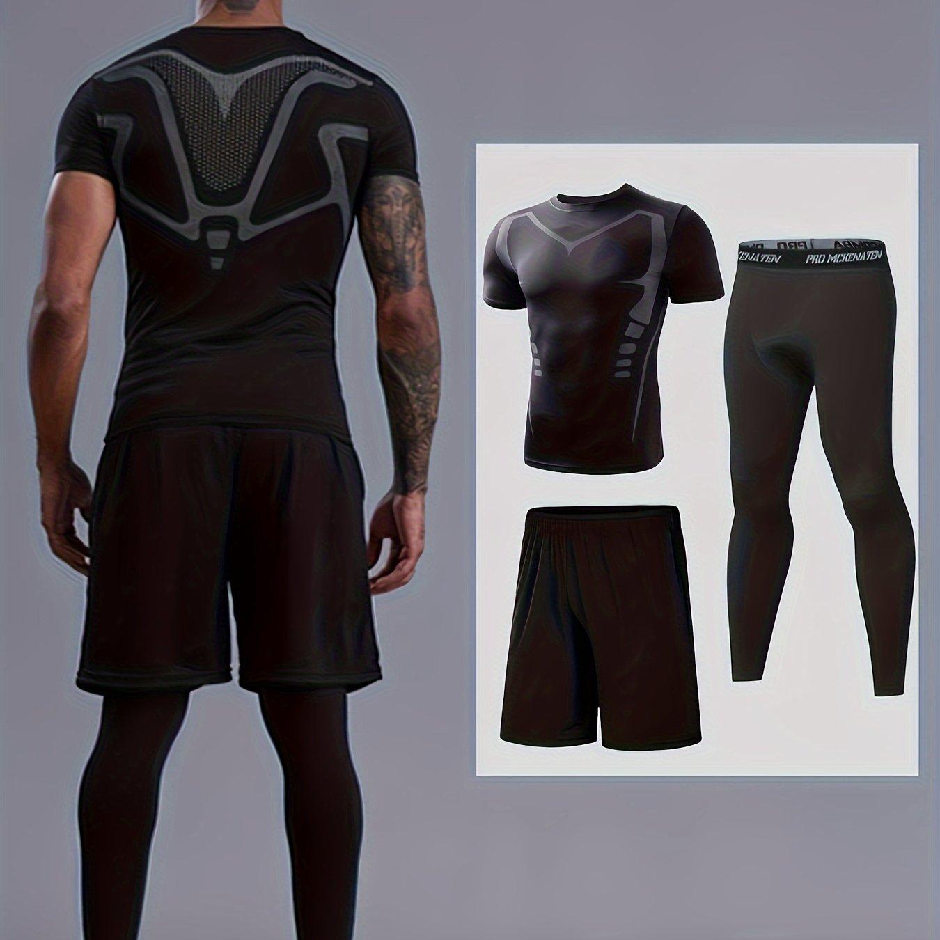 TEMU Three-piece Short-sleeve Set