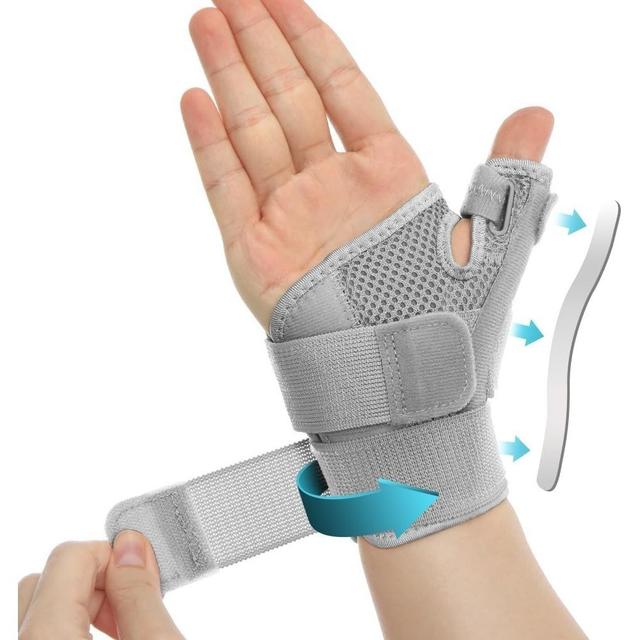 TEMU 1pcs Reversible Wrist Thumb Brace - Spica Splint For Men And Women Wrist Fits Left Or