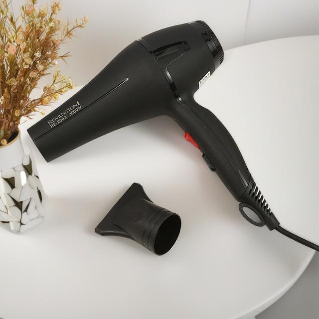 TEMU Secador de Pelo, Secadora de Cabello Profesional de 3000W, 3 Niveles de Temperatura Frío y Caliente, 2 Velocidades Ajustables, Secadora de Pelo con Boquillas (Negro)