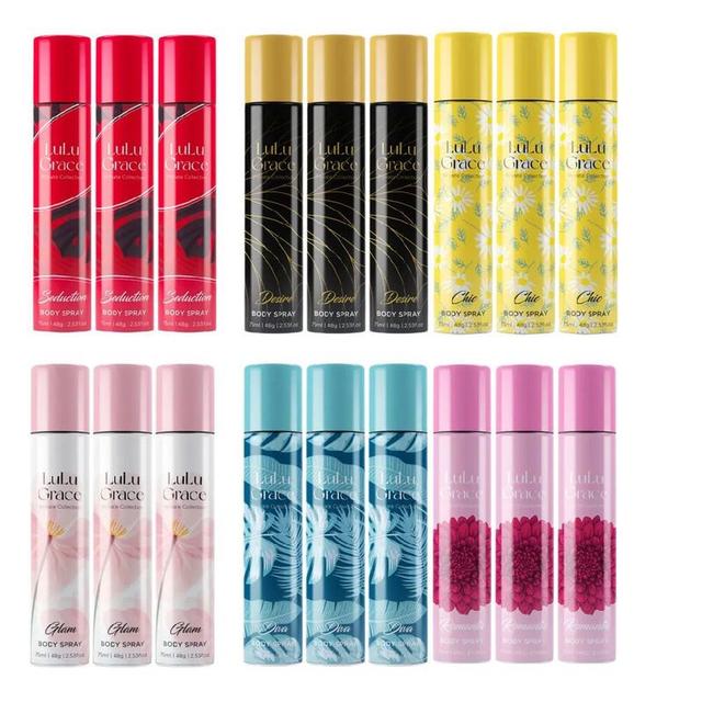 TEMU 18 Pack Womens Body Spray Set 75ml Assorted Long Lasting Fragrance