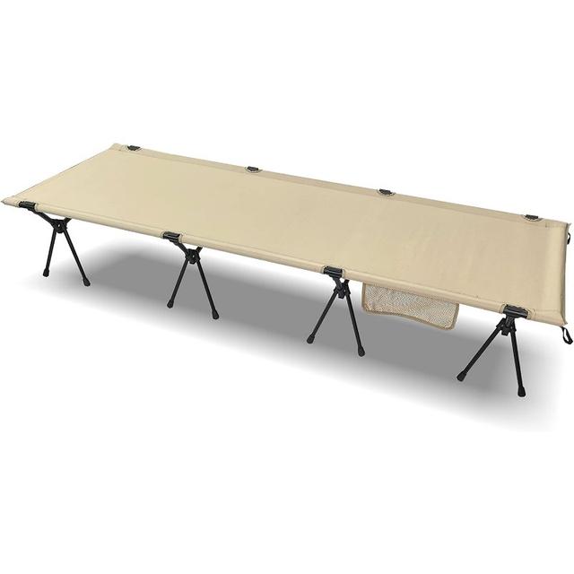 TEMU コット アウトドアコット 2WAYタイプ ハイタイプ ロータイプ アウトドア 組立簡単レバー式 簡易ベッド 軽量 収納コンパクト 耐荷重150kg サマーベッド 小型 折りたたみ ベッド ベンチスツール 椅子 BBQ ソロキャンプ 防災グッズ