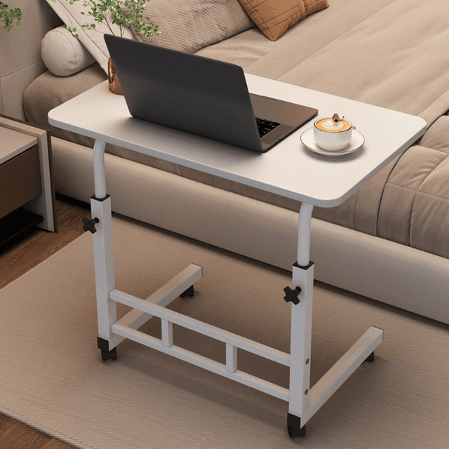 TEMU 조절 가능한 높이의 다기능 이동식 사이드 테이블 단단한 나무 노트북 데스크 가정과 기숙사에 이상적 - 휴대용 노트북 테이블