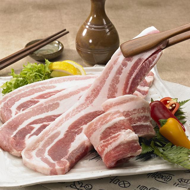 TEMU 삼삼한 돼지 삼겹살200g5팩1kg