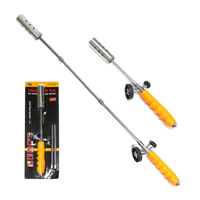 TEMU 익스텐션 4단 분리 롱토치 부탄가스 불멍 토치 78cm 캠핑 가스토치