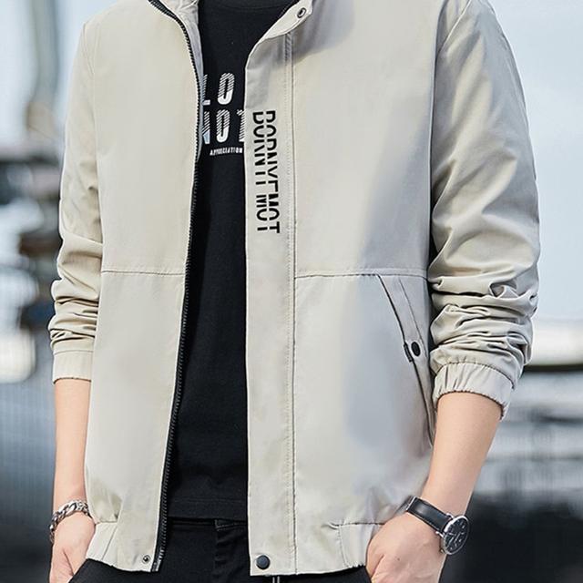 TEMU 남자 캐주얼 점퍼 봄가을 자켓