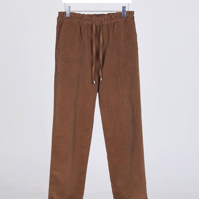 TEMU 여성용 약기모 춘추 겨울 홈웨어 밴딩 바지 핫템(AA33LP094W)