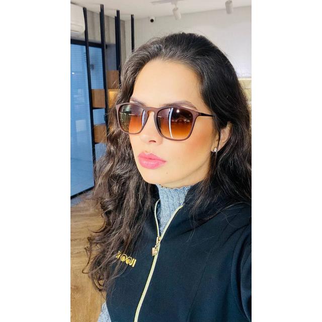 TEMU Óculos De Sol Quadrados VARIOS CORES UNISEX Pena Metal Uv400