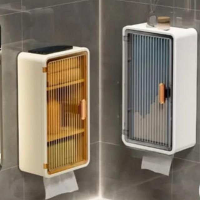 TEMU Organizador E Armário Banheiros Com Suporte Para Papel