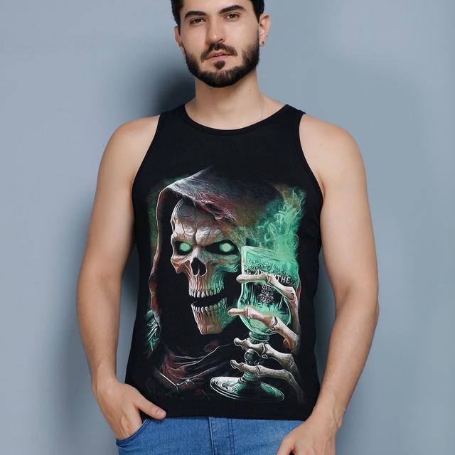 TEMU Camiseta Regata Masculina Ogabel