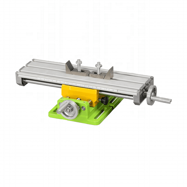 TEMU 1pc Precision Lightweight Workbench, Aluminium Alloy Milling Working Table, Milling Machine Clamp Attachments, Slide Milling Table