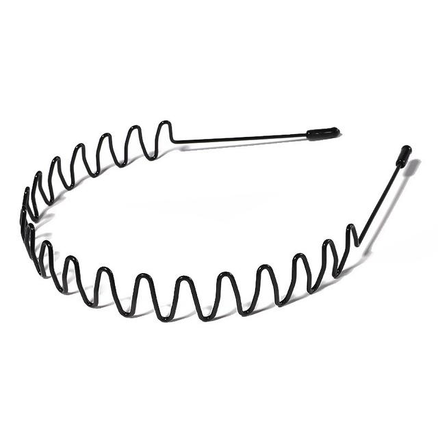 TEMU Unisex Wavy Headband Metal Hair Hoop Ordinary Headwear Hair Accessories For Women Men, For Gifts