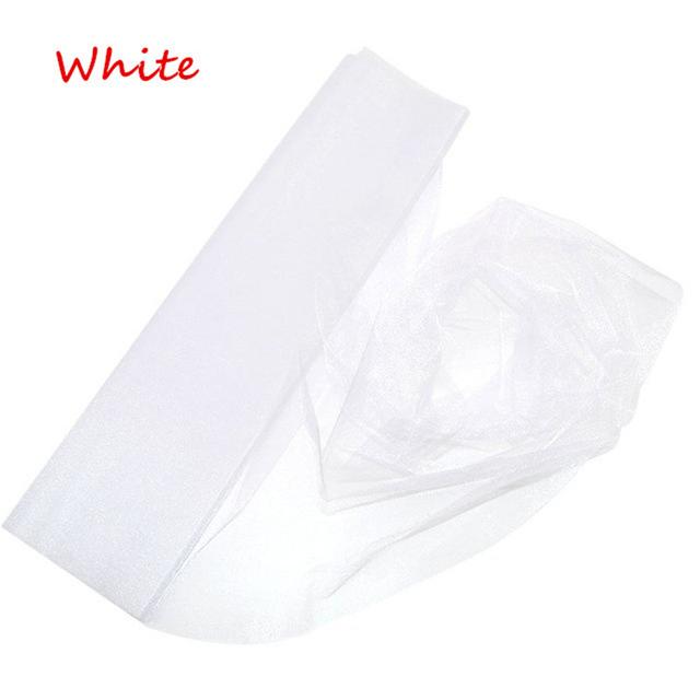 TEMU 48 cm x 5 m reiner kristallklarer Tüll, Brautkleid-Tüll, transparentes Garn-Tüll, Tüll-Element, Blumen-Tür-Party-Dekoration, Blumentuch-Rolle