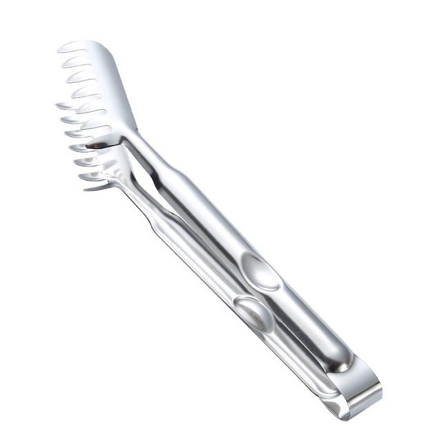 TEMU Stainless Steel Pasta Spaghetti Tongs Noodle Food Comb Clip Cooking Utensils Western Tools Party