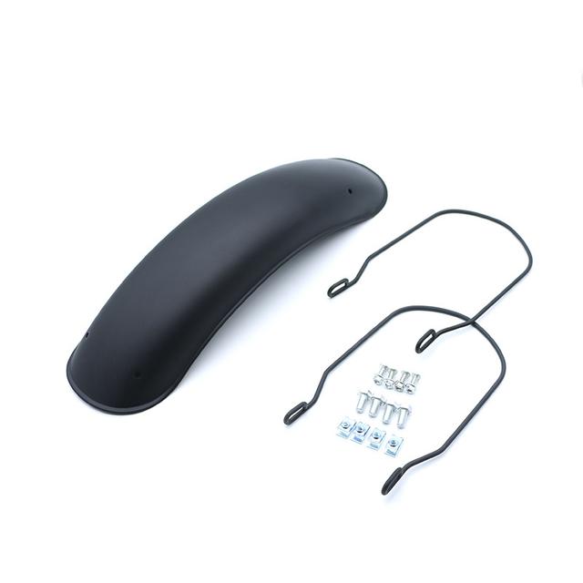 TEMU Universal Retro Front Fender Mudguard Protector For Black Motorcycles, Suitable For , For , , For , Kawasaki, Gn125, Gs125, , And Dirt Bikes