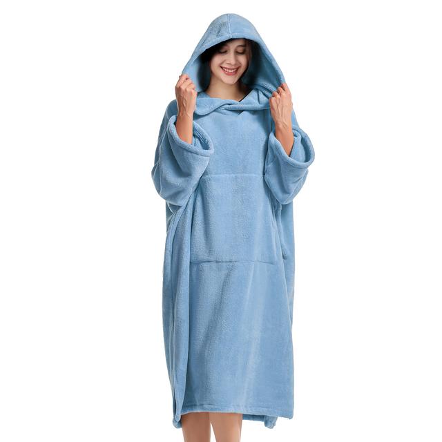 TEMU Bata de baño con capucha unisex Super Soft Mutao Surf Poncho - Bata para cambiarse al y en interiores Regalo de Navidad