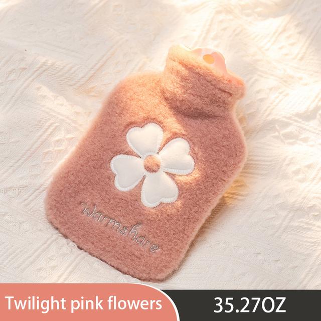 TEMU New Cartoon Plush Cute Portable High Quality Hot Water Bottle