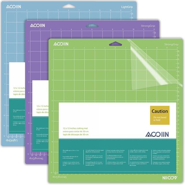 TEMU AOOIIN 3er-Set Schneidematte für One/Air/Air 2/Maker, Ersatz-Zubehör für Schneidematten, Mehrfarbig